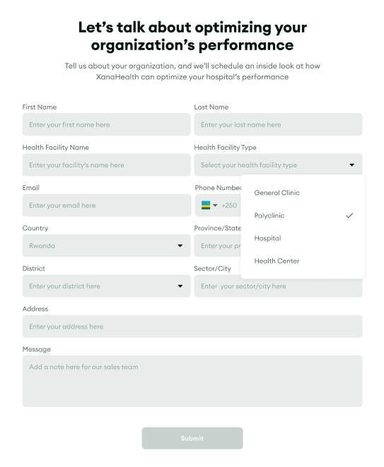 Contact form